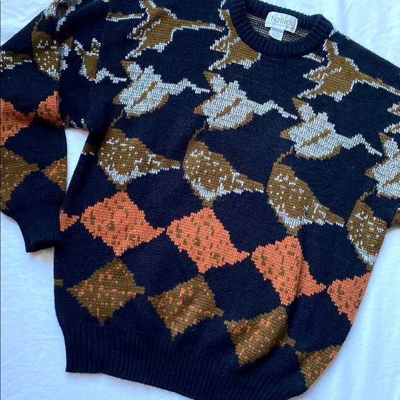 Fellini #Vintage 80s Knit Sweater - Picture 7 of 7